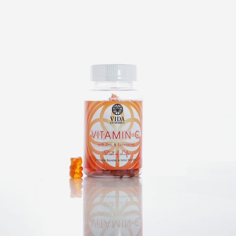 Vitamin C with Zinc and Echinacea Gummies - "Zest of Life" (60 Gummies)