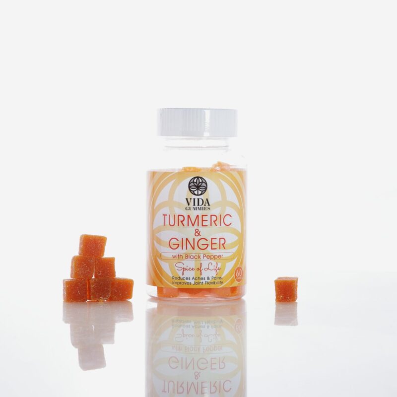 Tumeric & Ginger (with Black Pepper) Gummy - "Spice of Life" (60 Gummies) - Image 4