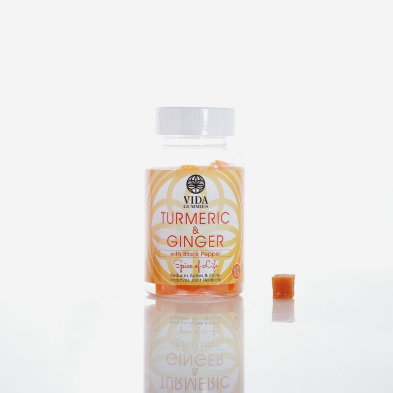 Tumeric & Ginger (with Black Pepper) Gummy - "Spice of Life" (60 Gummies)